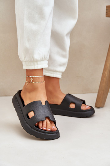 Leichte Hausschuhe Hausschuhe Mit Ausschnitten schZuarze Farbe Neladith 2