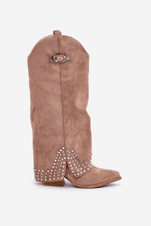 Stiefel mit Absätzen Iveliri sandfarben Stiefel mit Absätzen Iveliri sandfarben