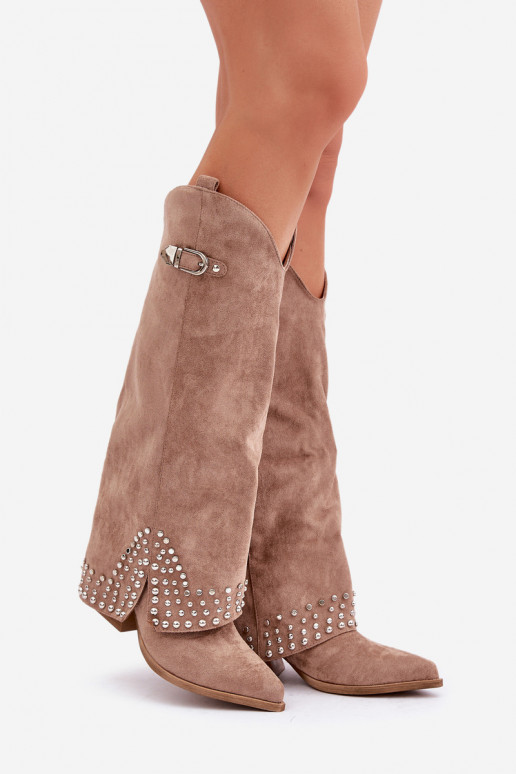 Stiefel mit Absätzen Iveliri sandfarben Stiefel mit Absätzen Iveliri sandfarben