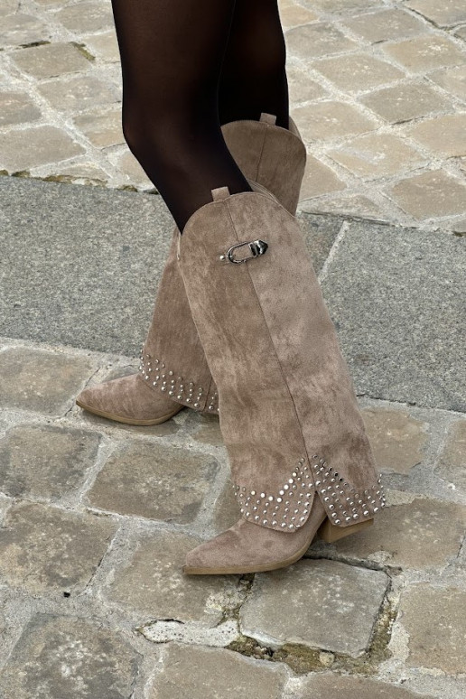 Stiefel mit Absätzen Iveliri sandfarben Stiefel mit Absätzen Iveliri sandfarben