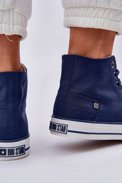 Feminin Freizeitschuhe mit Sohle Big Star DD274333 Dunkelblau Feminin Freizeitschuhe mit Sohle Big Star DD274333 Dunkelblau