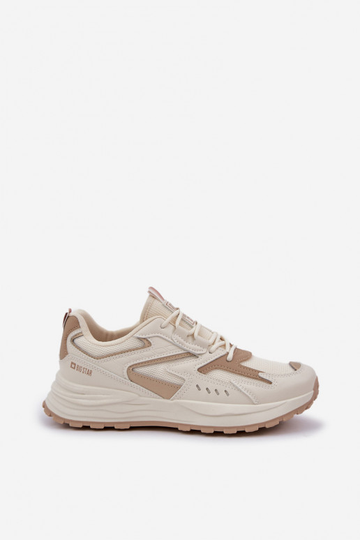 Turnschuhe Feminin Big Star NN274A096 HI-POLY SYSTEM Beige Turnschuhe Feminin Big Star NN274A096 HI-POLY SYSTEM Beige