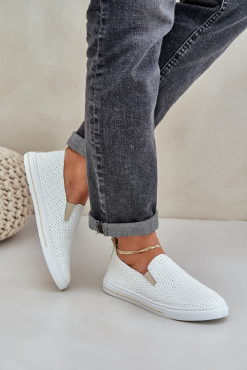 Ein überzeugendes Stilvollll Eko Haut Feminin Turnschuhe lässige Schuhe mit einer Notiz elfenbeinfarbe Zalinne