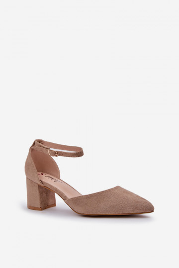 INildlederschuhe mit Absätzen Beige Promise 2