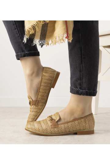 Kamelfarbene geflochtene... 2