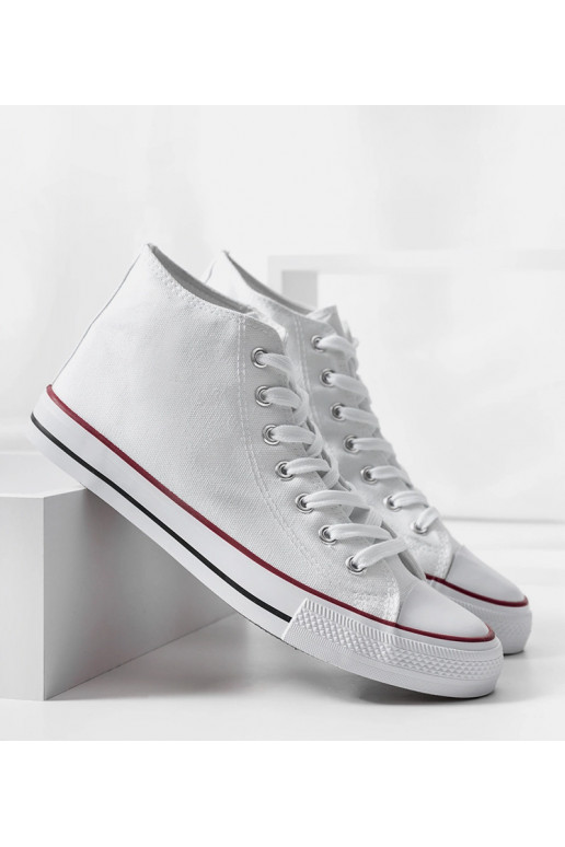 Weiße hohe Sneakers von Rood
