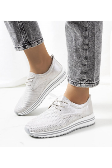 Silberne Serra-Sneakers aus... 2