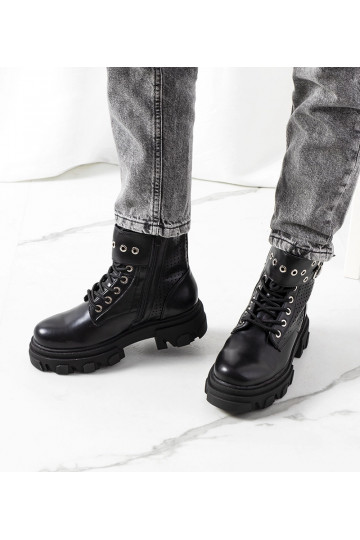 Schwarze Stiefeletten mit... 2