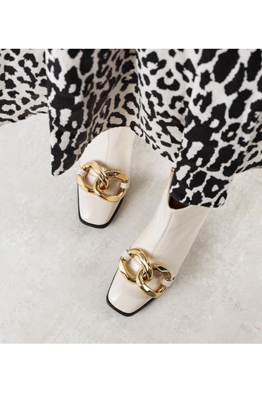 Beige Stiefeletten „Milanel“ aus...