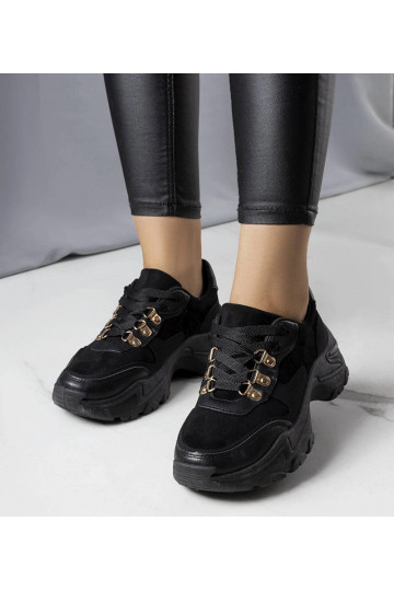 Schwarze Sneaker aus...