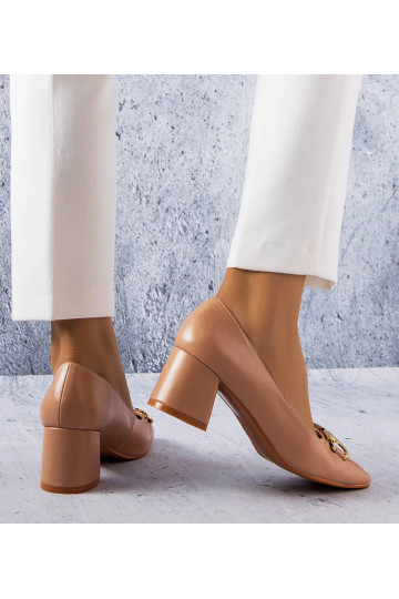 Neufville – Beige Pumps mit... 2