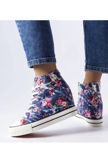 Marineblaue Sneakers mit... 2