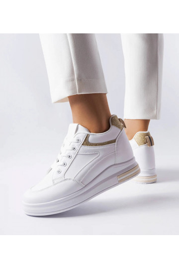 Weiße Sneakers mit...