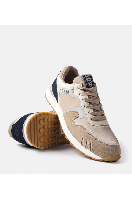 Beige Wildleder-Sneakers Big Star...