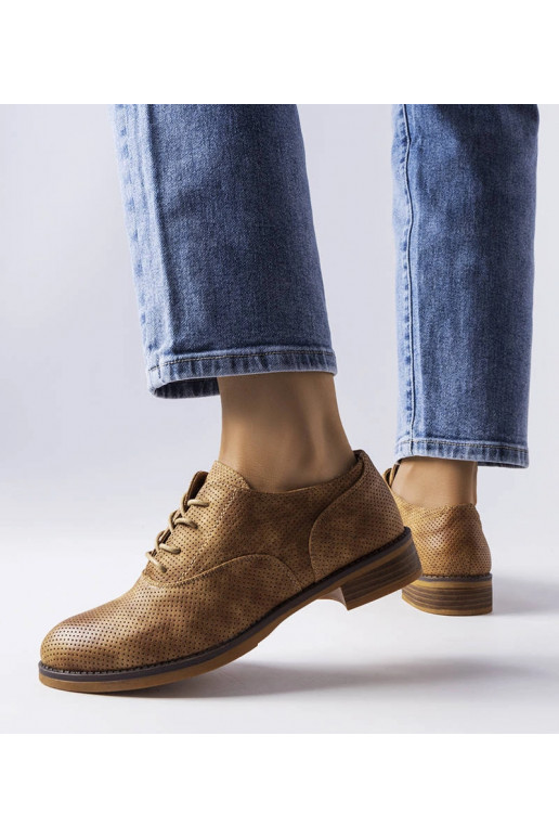 Braune perforierte Kairaouani-Schuhe Braune perforierte Kairaouani-Schuhe