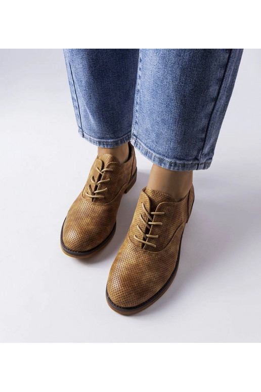Braune perforierte Kairaouani-Schuhe Braune perforierte Kairaouani-Schuhe