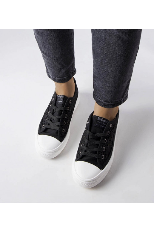 Schwarze Lee Cooper Sneakers...