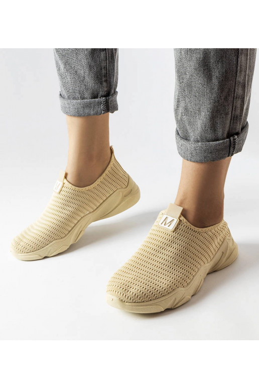 Azalee Beige Slip-On-Sneaker für Damen