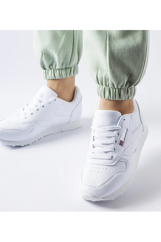 Weiße klassische Sneakers Poulsen