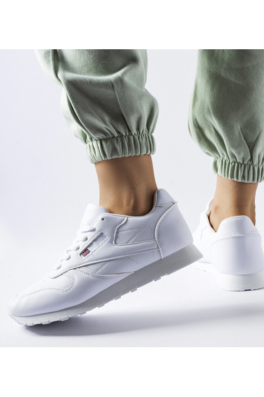 Weiße klassische Sneakers Poulsen