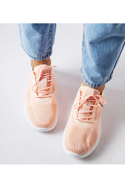 Sneaker „Nelson“ in Orange und Weiß