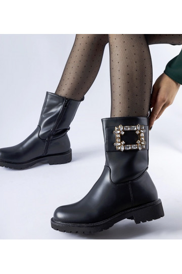 Schwarze Stiefeletten mit... 2