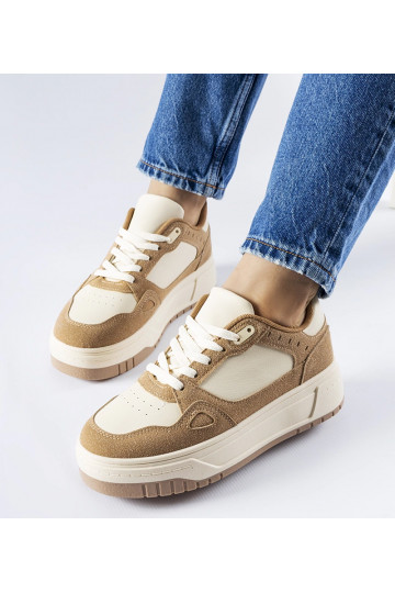 Beige-weiße...