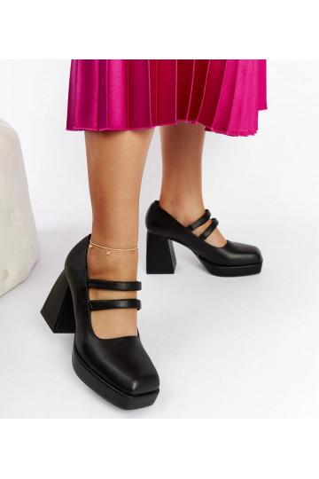 Chers schwarze Pumps mit... 2
