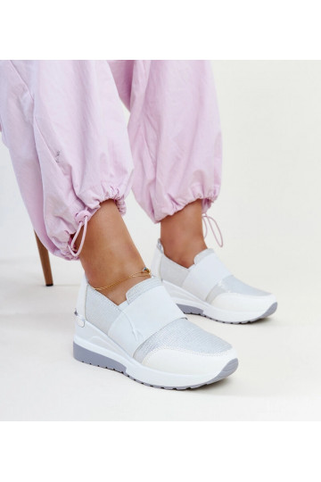 Weiße Kallay-Keilsneaker