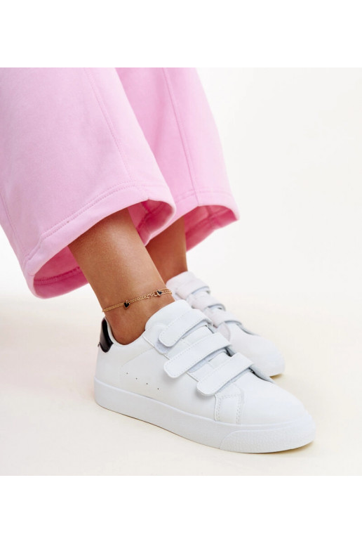 Schwarz-weiße Samala-Sneaker mit...