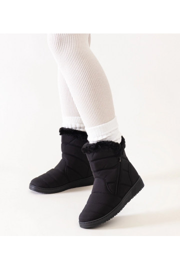 Schwarze Schneestiefel mit... 2