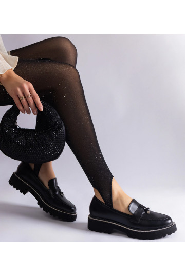 Schwarze Loafer aus...