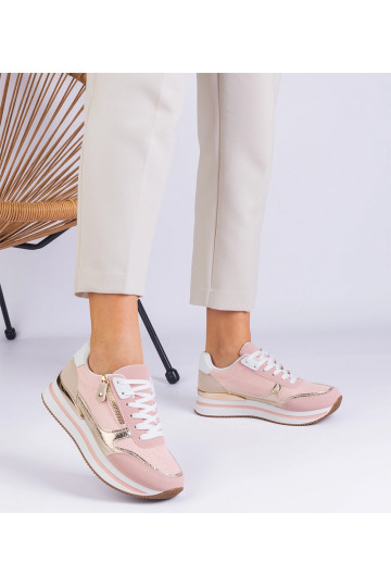 Rosa Sport-Sneaker auf... 2