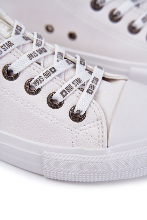 Ledersneaker für Herren Big Star KK174052 Zueiße Farbe