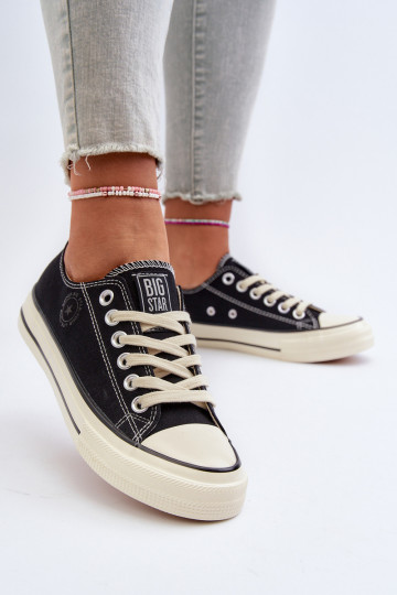 Niedrige Freizeitschuhe Big Star NN274269 in Schwarz