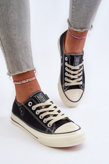 Niedrig Freizeitschuhe Big Star NN274269 schZuarze Farbe 2