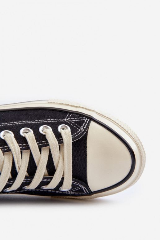 Niedrig Freizeitschuhe Big Star NN274269 schZuarze Farbe