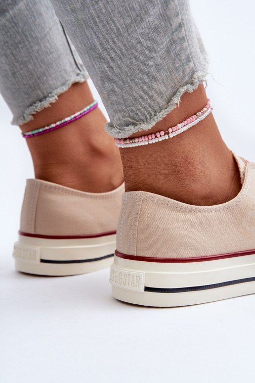 Niedrig Freizeitschuhe Big Star NN274272 Beige