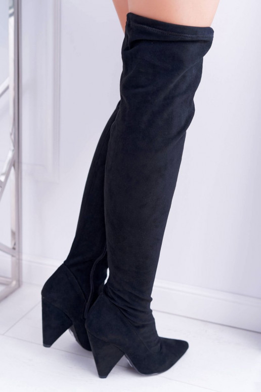 Moteriški Stiefel mit Absatz aus... Moteriški Stiefel mit Absatz aus...