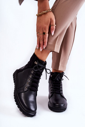 Schwarze Damen-Stiefeletten...
