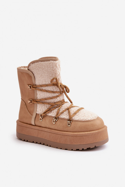 Damen Schneestiefel mit Plattform und... Damen Schneestiefel mit Plattform und...