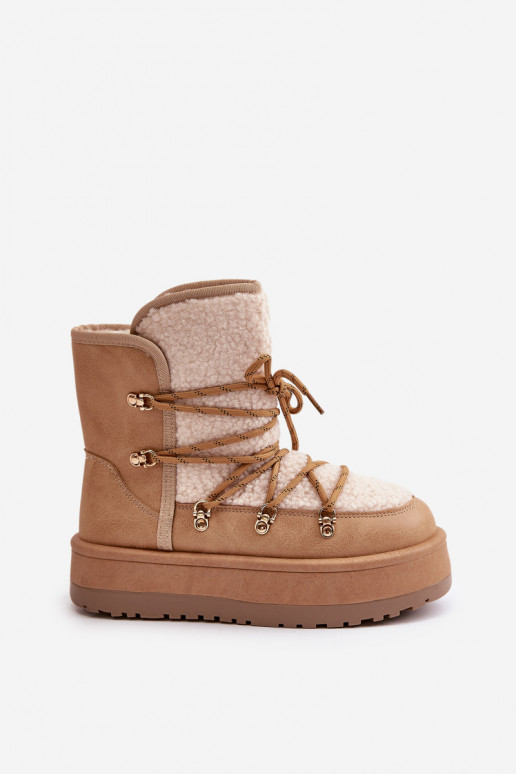 Damen Schneestiefel mit Plattform und... Damen Schneestiefel mit Plattform und...