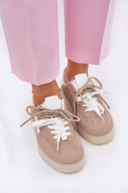 Niedrig Turnschuhe Feminin Beige Zelevelis Niedrig Turnschuhe Feminin Beige Zelevelis