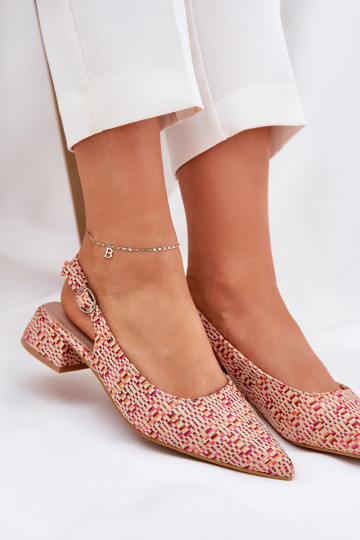 gemusterte Sandalen Feminin Ermöglicht Subtilm Obcasie Verschiedene Farben Jorela 2