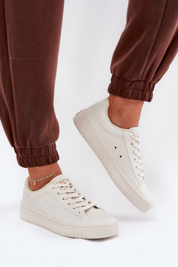 Niedrige Freizeitschuhe aus Eko-Leder Big Star NN274578 in Sand