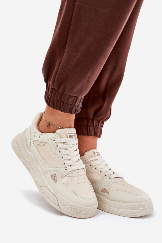 Feminin Sneakers Stilvollllschuhe Big Star NN274668 Beige