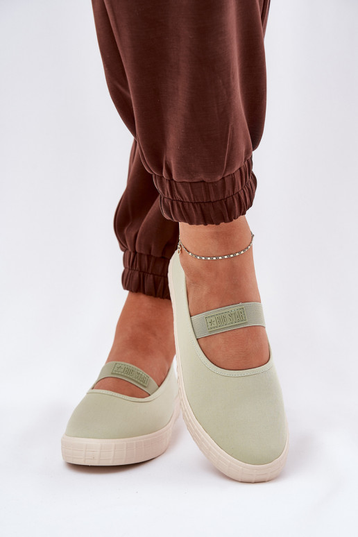 Frauen Schuhe Big Star NN274604 hellgrün Frauen Schuhe Big Star NN274604 hellgrün