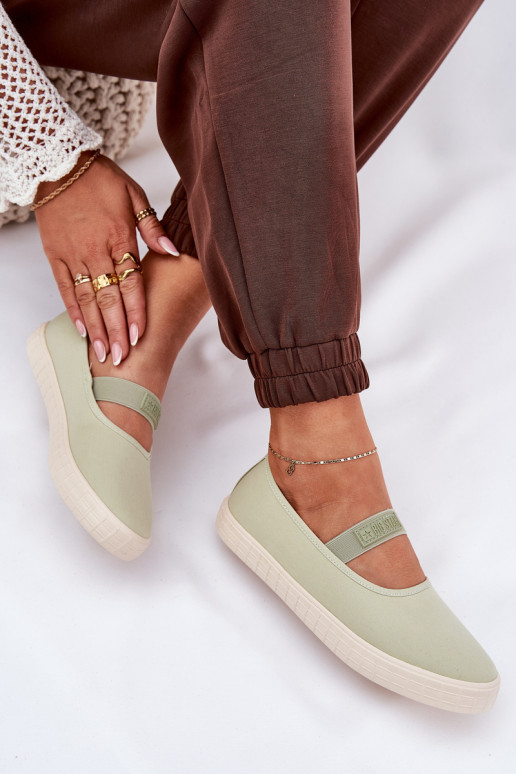 Frauen Schuhe Big Star NN274604 hellgrün Frauen Schuhe Big Star NN274604 hellgrün