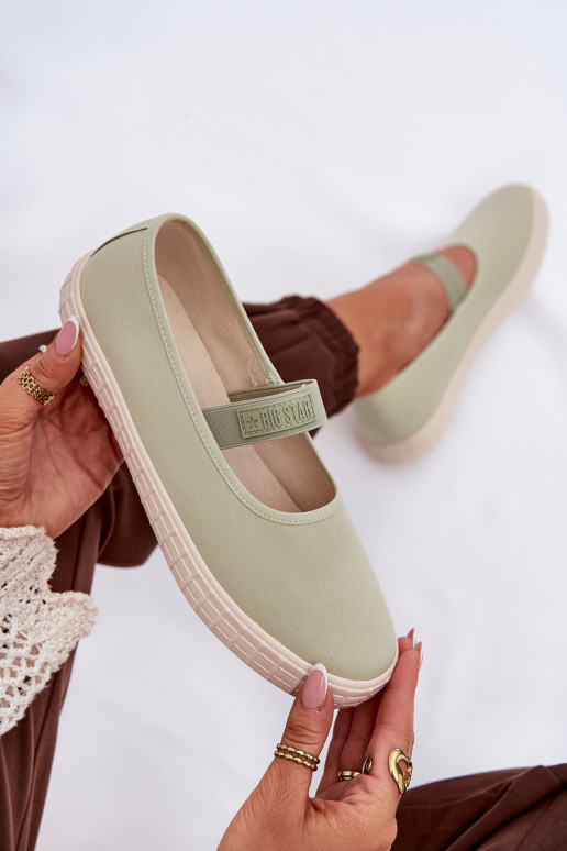 Frauen Schuhe Big Star NN274604 hellgrün Frauen Schuhe Big Star NN274604 hellgrün