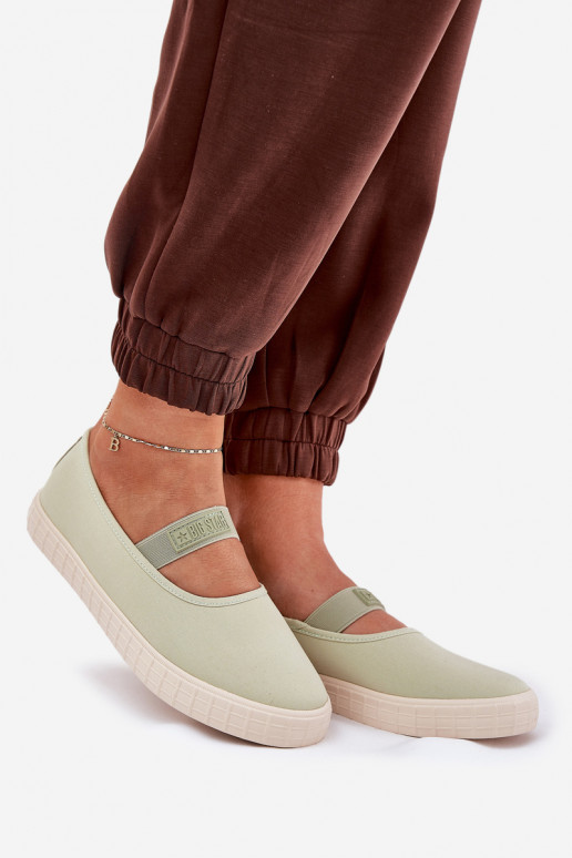 Frauen Schuhe Big Star NN274604 hellgrün Frauen Schuhe Big Star NN274604 hellgrün